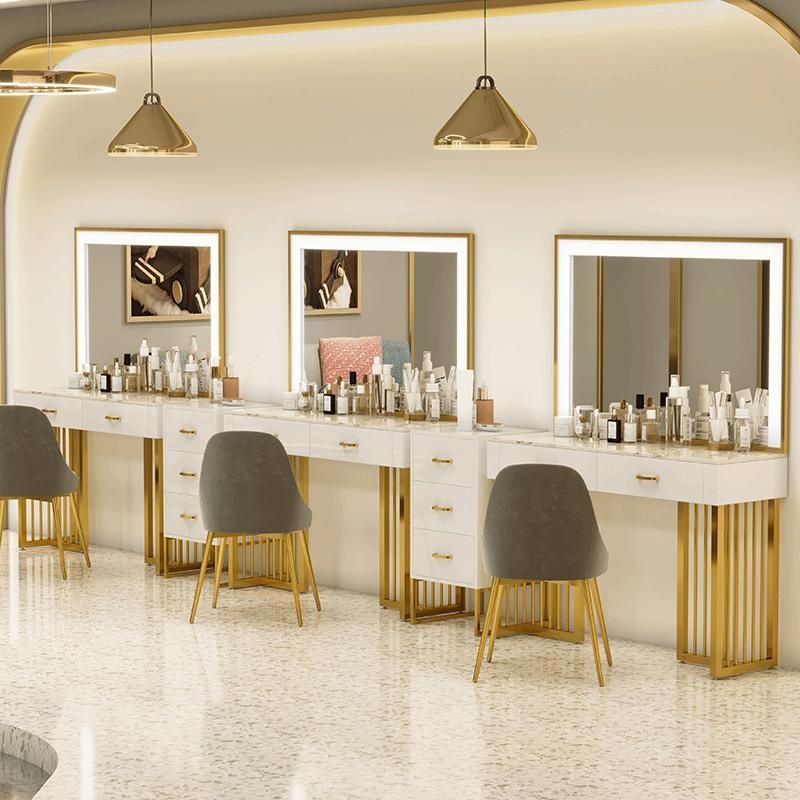 Beauty Makeup Shop - Dresser for professional stores Light luxury