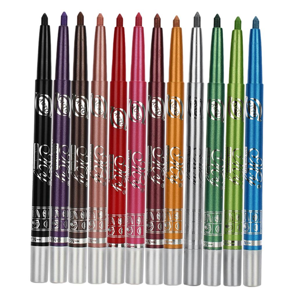 Beauty Makeup Looks - Colored Eyeliner Pencil Pen Kit Waterproof