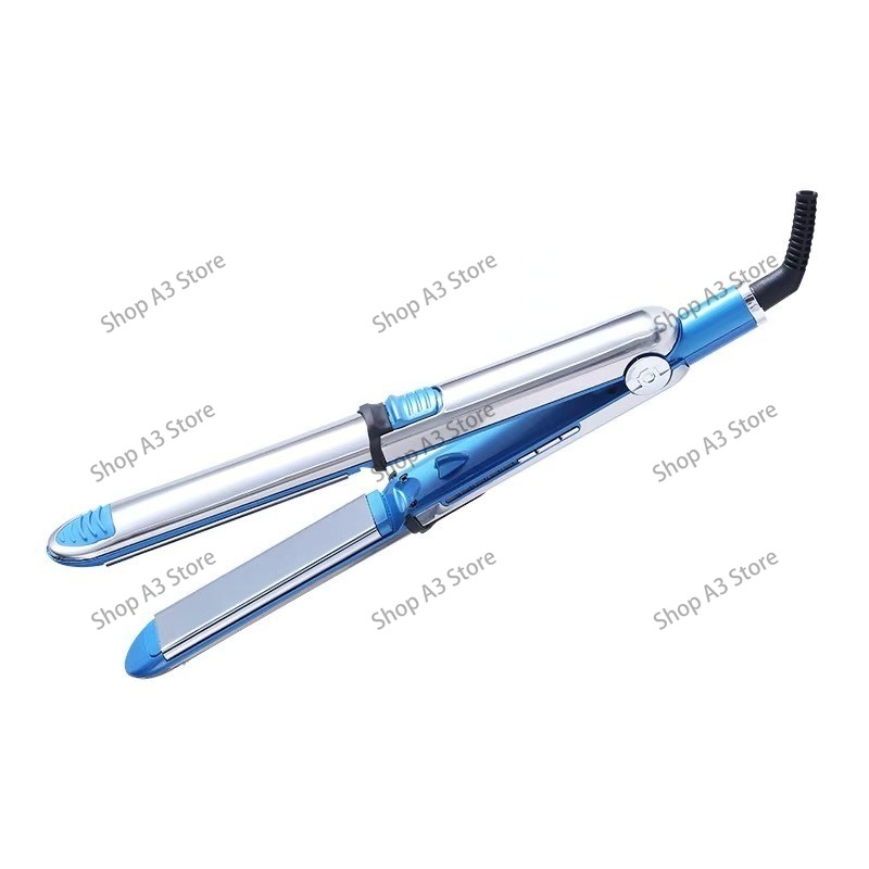 Hair Straightener - Tourmaline Ceramic Straight Plate Clamp Stainless