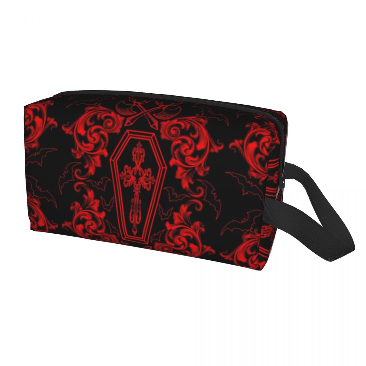 Beauty Vampire Makeup - Custom Gothic Vampire Travel Cosmetic Bag