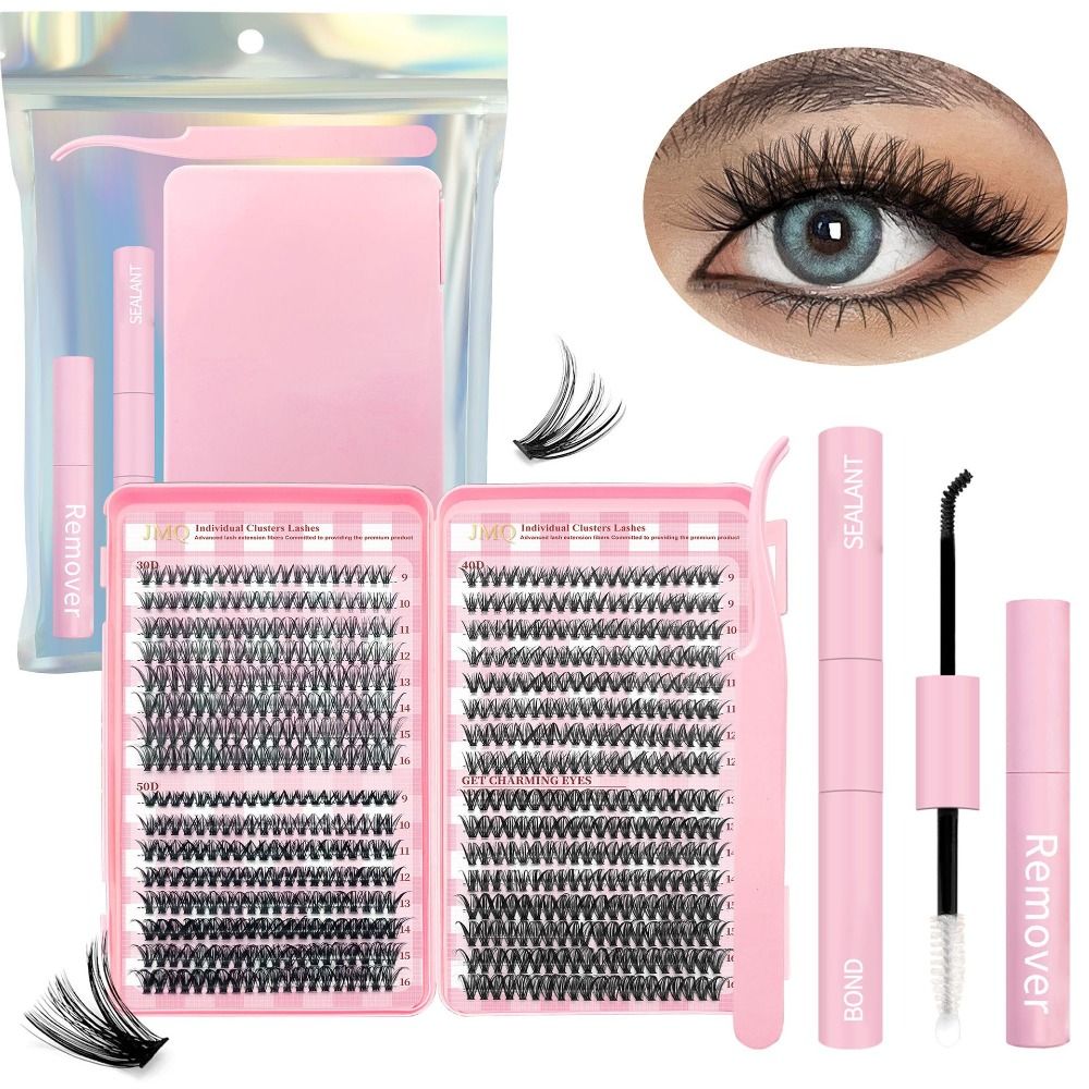 False Eyelashes Natural - 9-16mm Length False Eyelashes 3D Volume