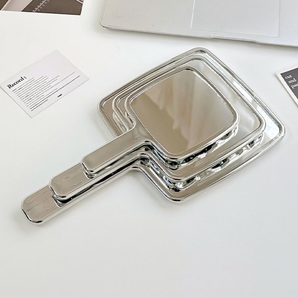 Beauty Makeup Definition - Beauty High Definition Handheld Mirror Silver