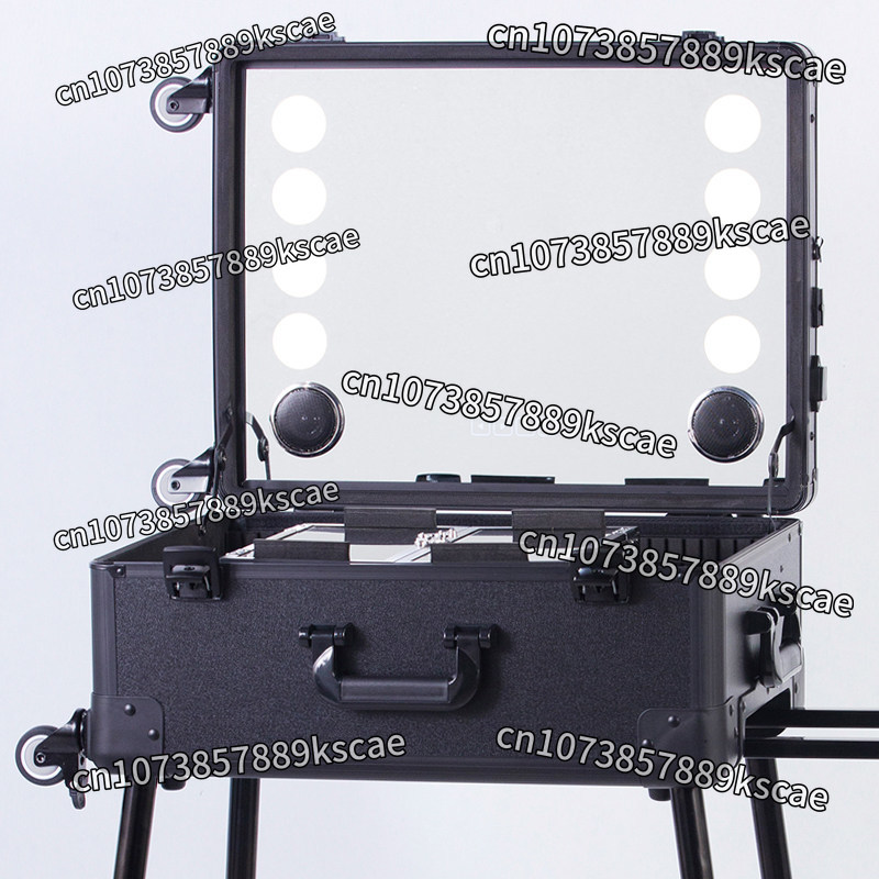 Beauty Makeup Trolley - Professional Lamp Trolley Cosmetic Case，for Makeup