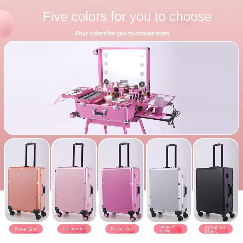 Aluminum Alloy Bluetooth Troll - огляд і ціна Beauty Makeup Trolley