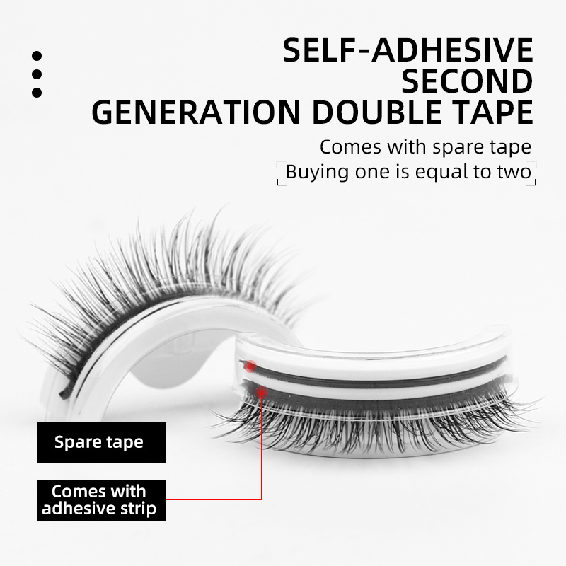 3D False Eyelashes Self-Adhesi - огляд і ціна Beauty Makeup Looks