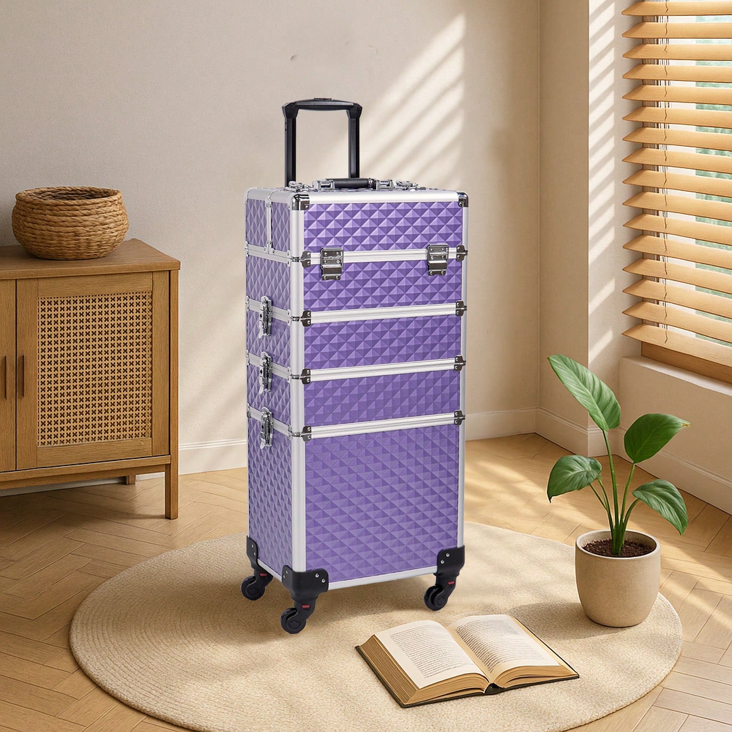 4 in 1 Rolling Makeup Train Ca - огляд і ціна Beauty Makeup Trolley