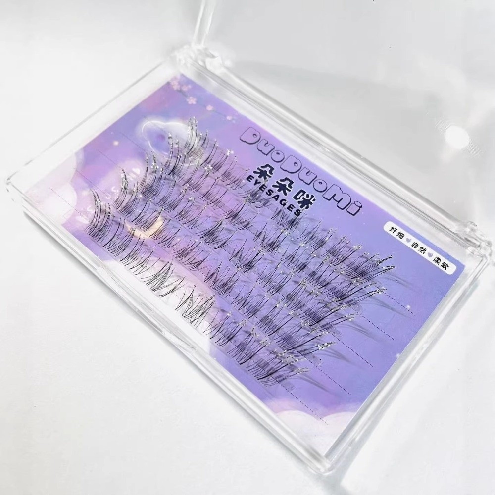 Shining Rhinestone Individual  - огляд і ціна False Eyelashes Natural
