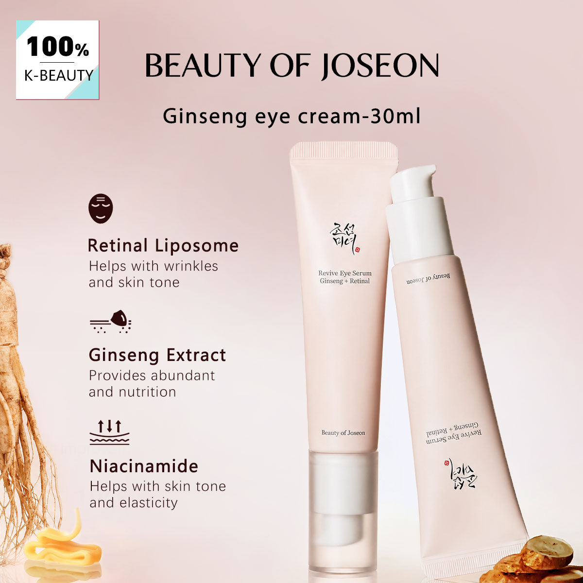 BEAUTY OF JOSEON Ginseng Eye C - огляд і ціна Makeup Beauty Of Joseon