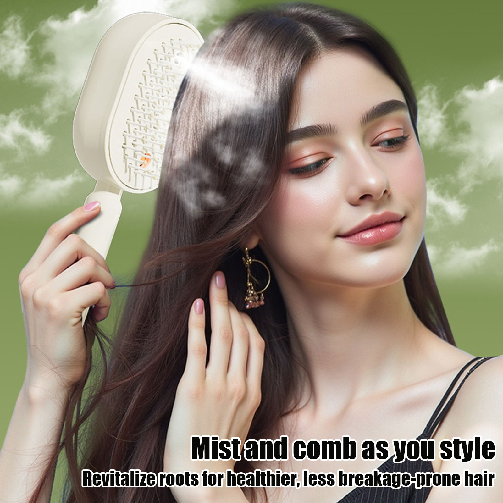 Wet Electric Hairbrush with Wa - огляд і ціна Hair Straightener