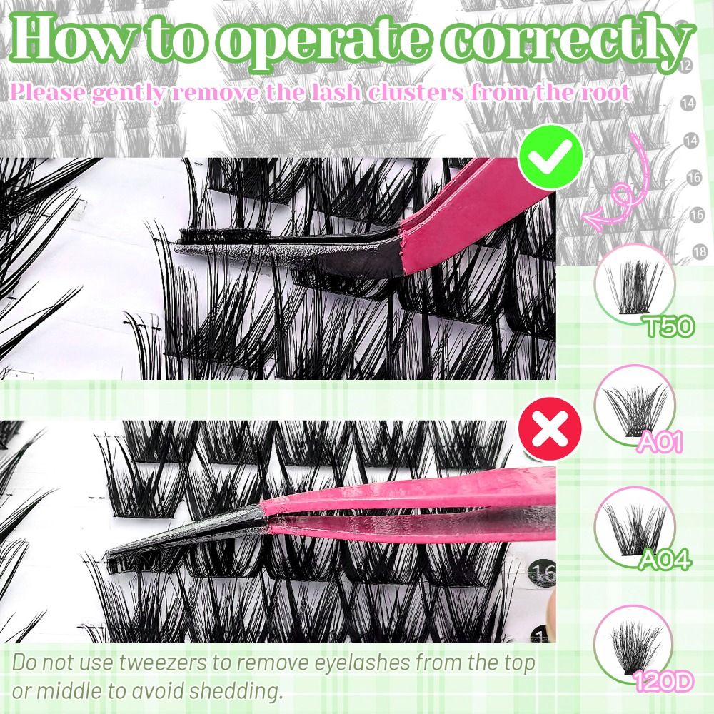 Natural Look False Eyelashes B - огляд і ціна False Eyelashes Natural