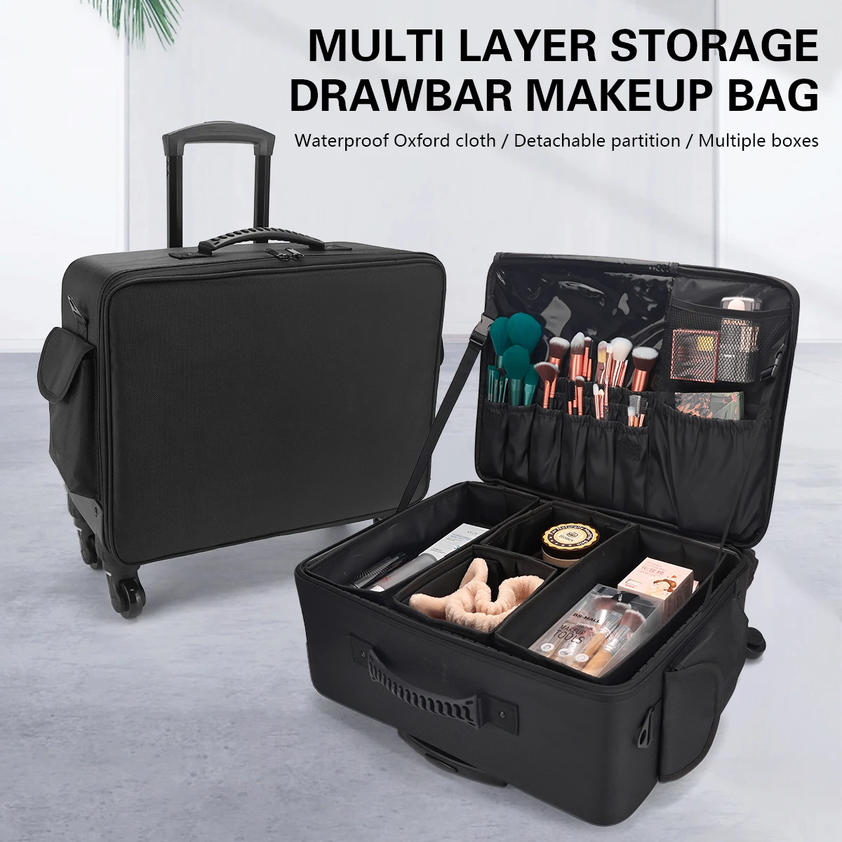 Professional Barber Trolley Ca - огляд і ціна Beauty Makeup Trolley