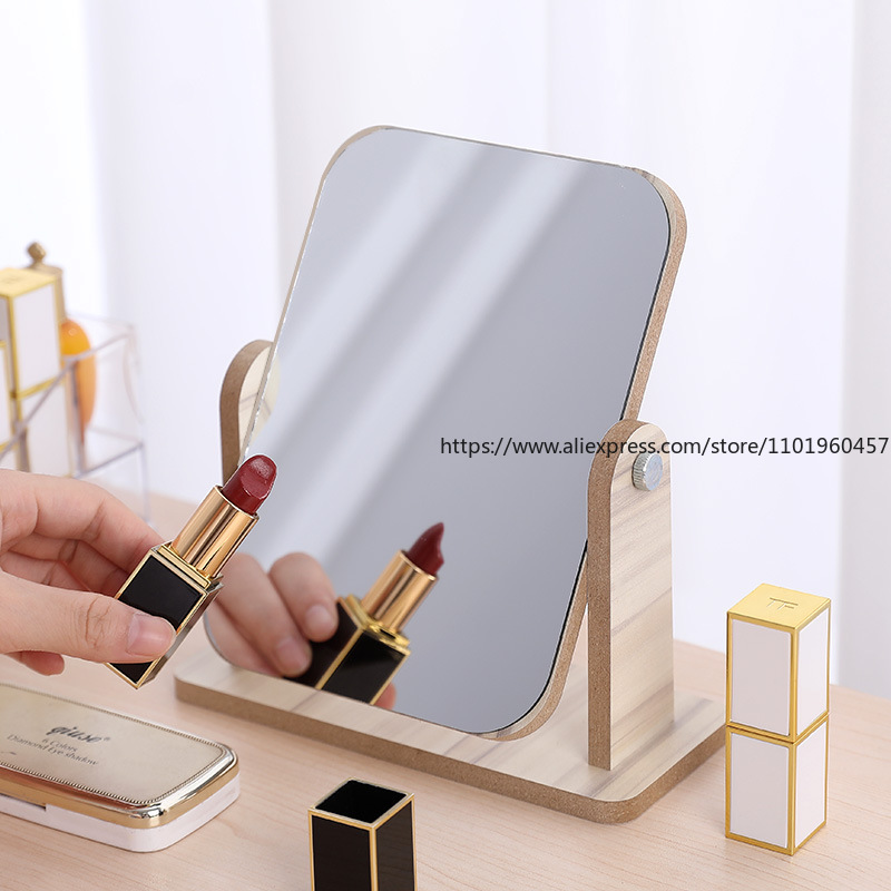 Wooden Vanity Mirror High-Defi - огляд і ціна Beauty Makeup Definition