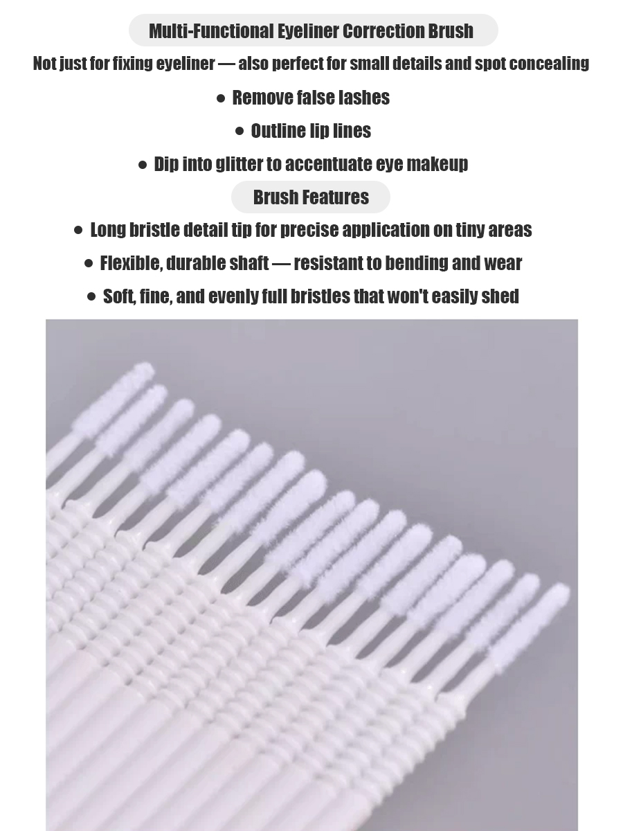 Disposable Long Cotton Swabs E - огляд і ціна Beauty Makeup Tips