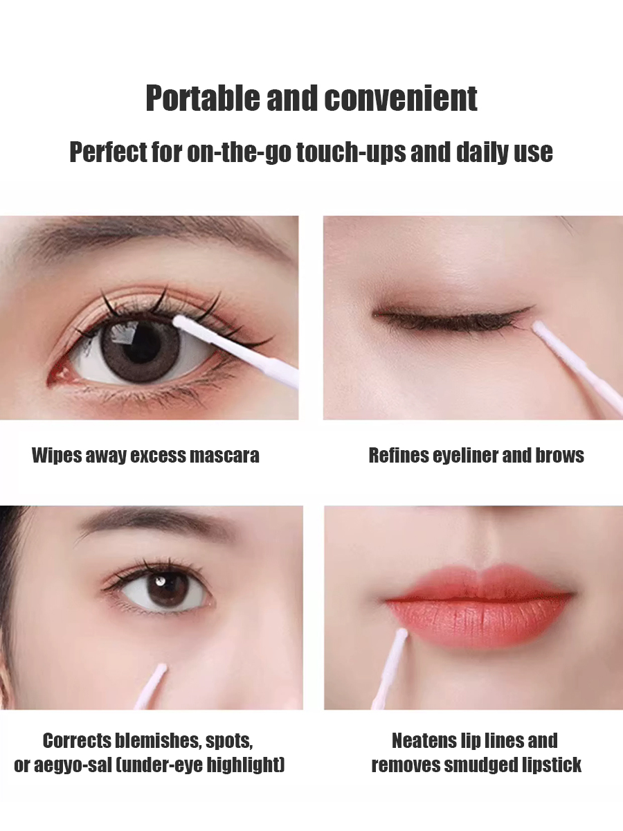 Disposable Long Cotton Swabs E - огляд і ціна Beauty Makeup Tips