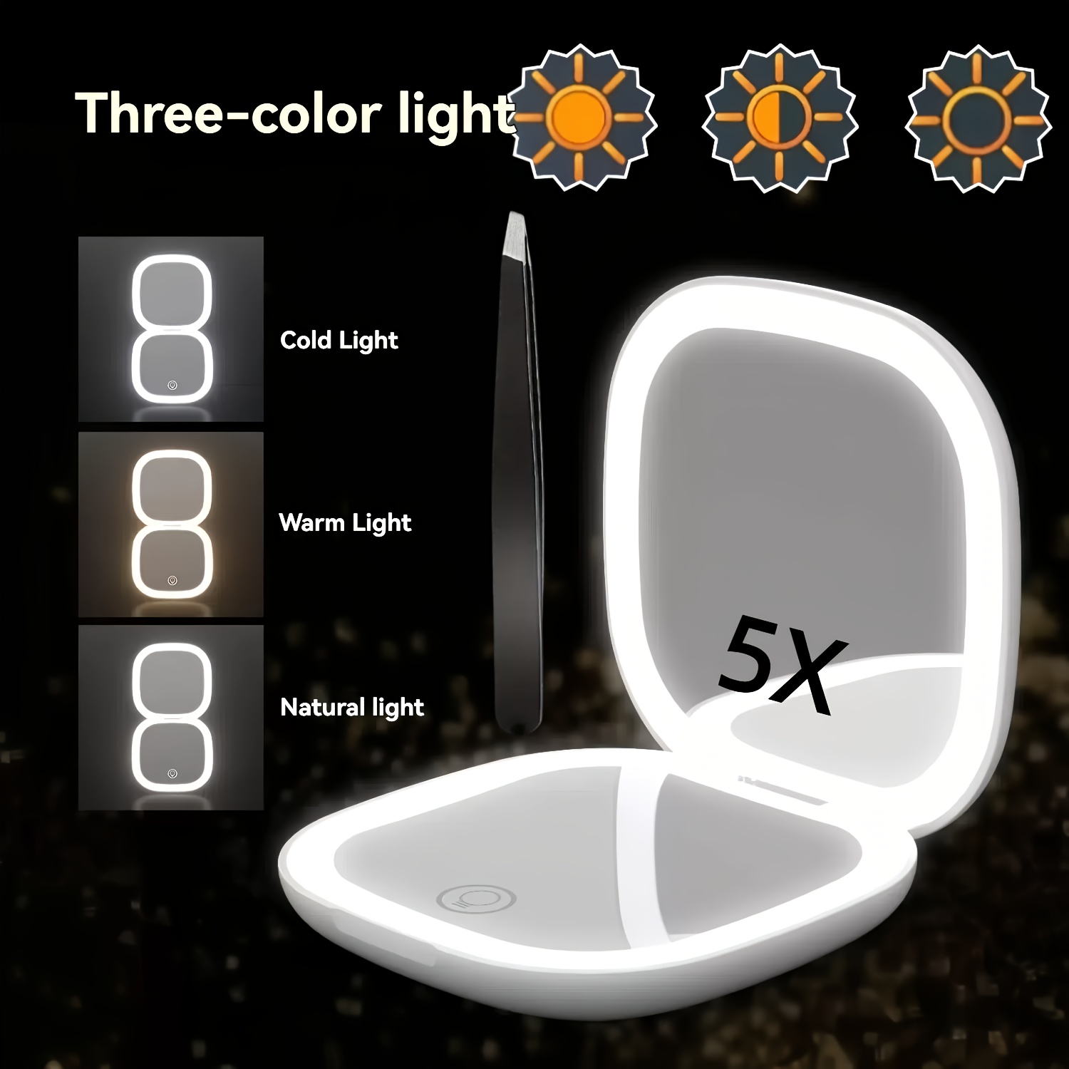 5X Double-Sided Magnifying Mak - огляд і ціна Beauty Makeup Definition