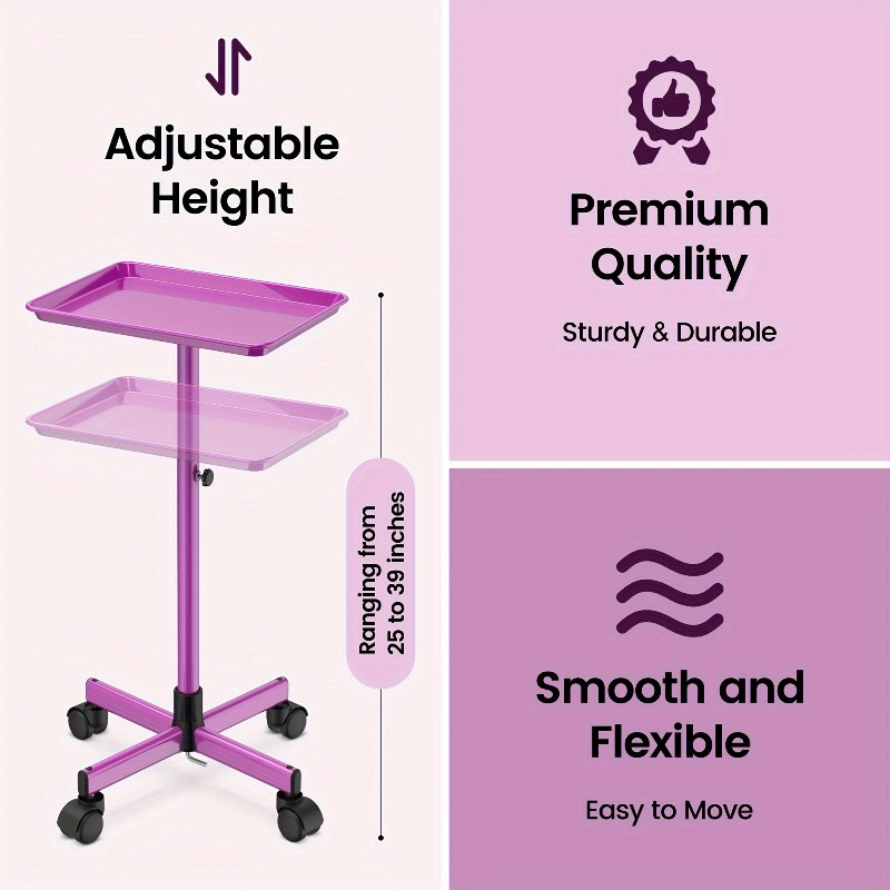 Aluminum Beauty Rolling Cart w - огляд і ціна Beauty Makeup Trolley