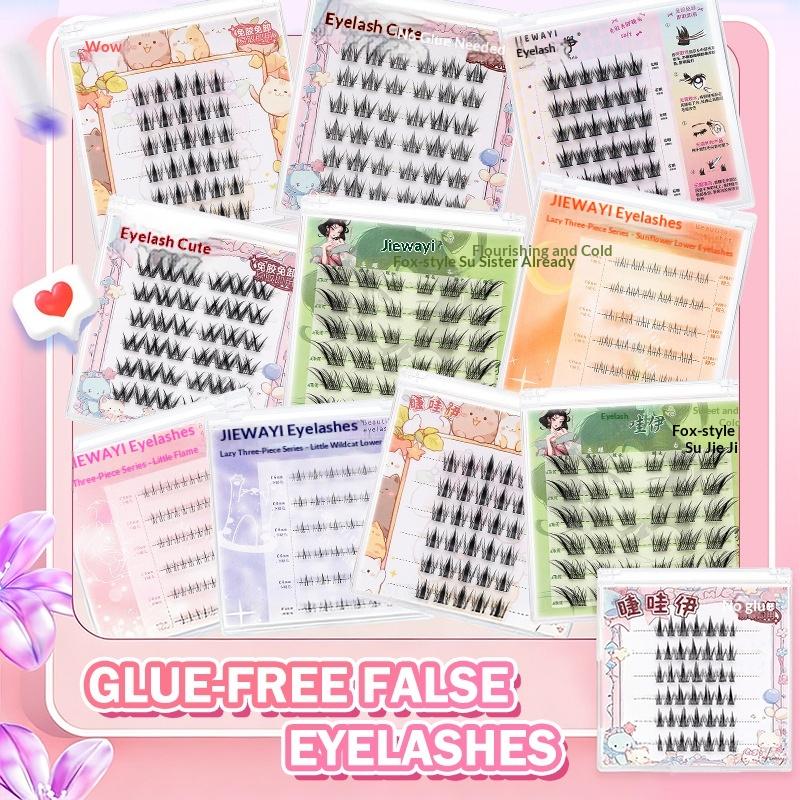 6 Rows Diy Segmented False Eye - огляд і ціна False Eyelashes Natural
