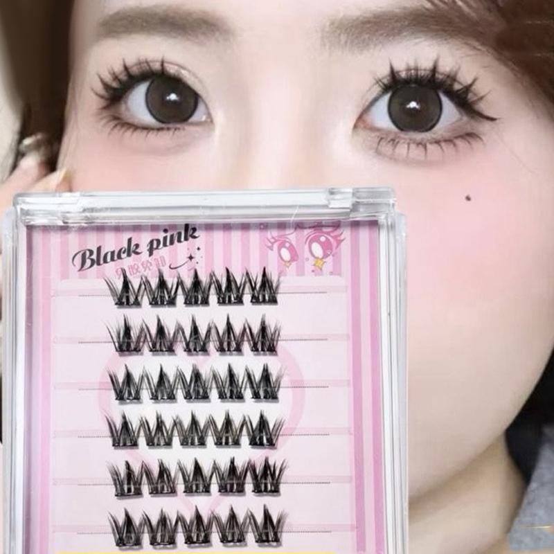 6 Rows Diy Segmented False Eye - огляд і ціна False Eyelashes Natural