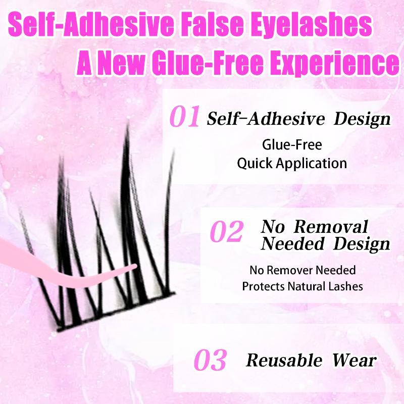 1 Box Natural Fox Eye Glue-Fre - огляд і ціна False Eyelashes Natural