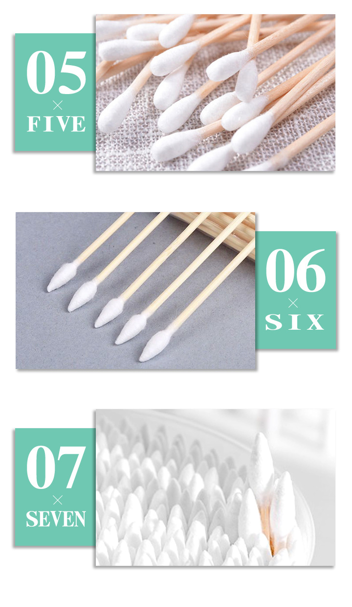 500pcs Boxed Bamboo Swabs Doub - огляд і ціна Beauty Makeup Tips