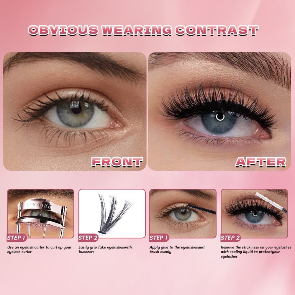 8-16mm Length False Eyelashes  - огляд і ціна False Eyelashes Natural