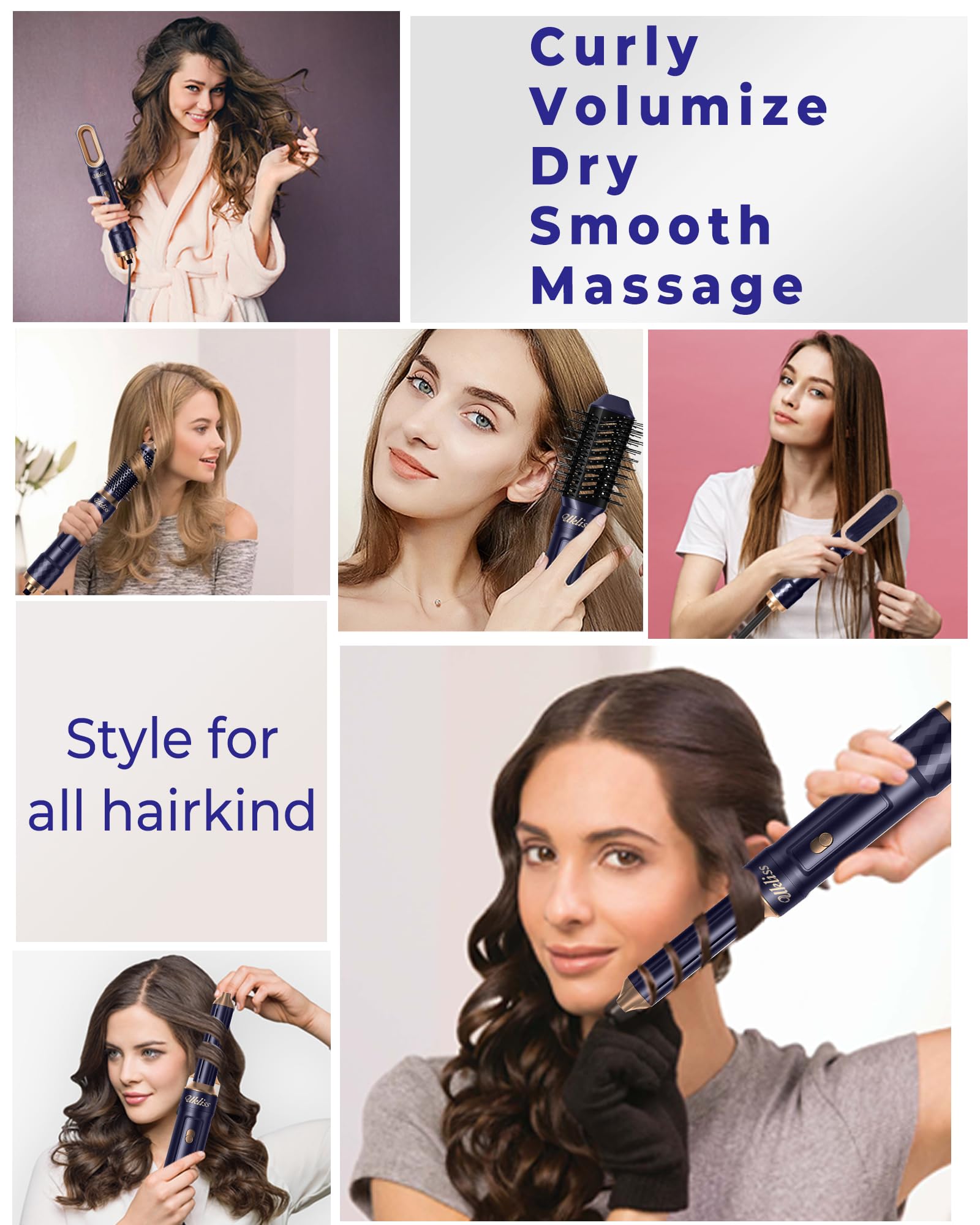 UKLISS 6 in 1 Hair Dryer Multi - огляд і ціна Hair Straightener