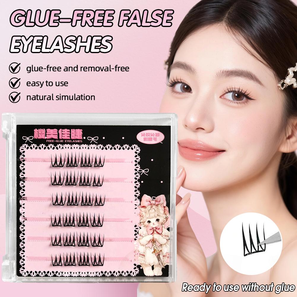 DIY Self Adhesive False Eyelas - огляд і ціна Beauty Makeup Looks