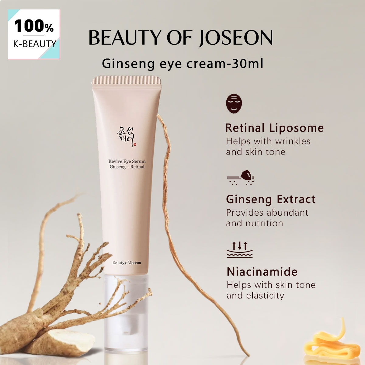 BEAUTY OF JOSEON Ginseng Eye C - огляд і ціна Makeup Beauty Of Joseon
