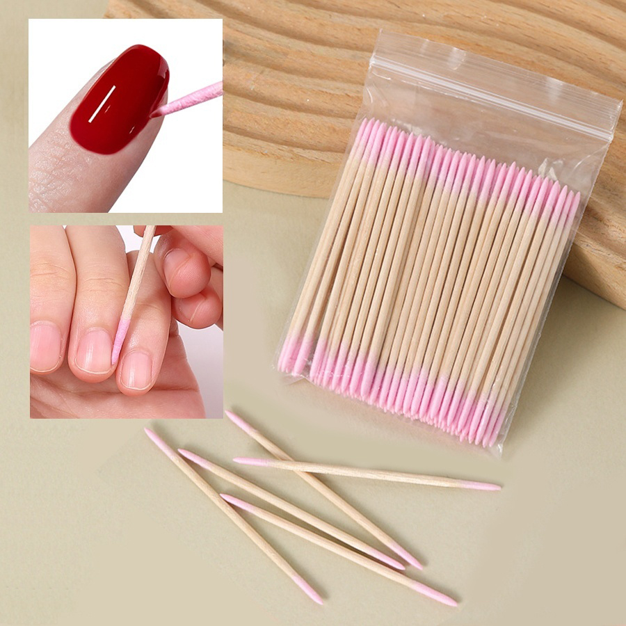 100/200/300Pcs Double-Ended Co - огляд і ціна Beauty Makeup Tips