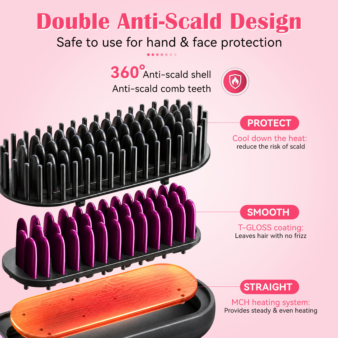 Hatteker Wireless Portable Tra - огляд і ціна Hair Straightener